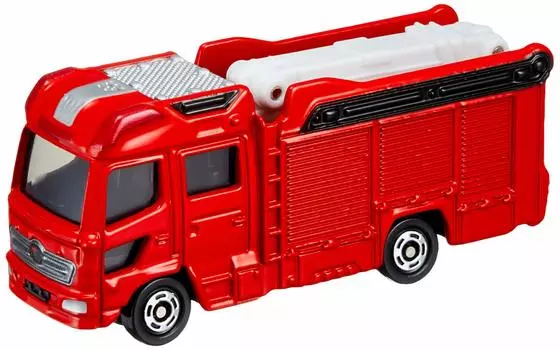 TAKARA TOMY Morita fire pump vehicle with 13m boom MVF Mini car car toy 3 years old and over Boxed Toy safety standard passed ST mark certification