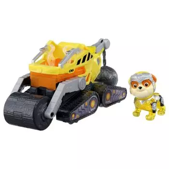 TAKARA TOMY Paw Patrol The Mighty Movie Базовый автомобиль Rubble Mighty Bulldozer