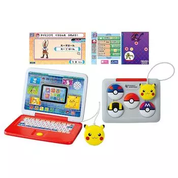 TAKARA TOMY Pikatto Academy Получите ПК с Pokemon PC Educational Возраст 4 и старше Пропуска Стандарты безопасности игрушек Сертификация ST Mark Pokemon TAKARA TOMY