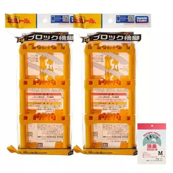 Takara Tomy Pla Rail Block Pier 6 штук по 12 штук в общей сложности дезодорирующий пакет [Набор 2] пакет J-14, (включает бонус)
