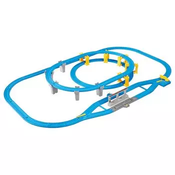 Takara Tomy Plarail Automatic point rail kit that connects to the station Train Train Toy Ages 3 and up Y-shaped