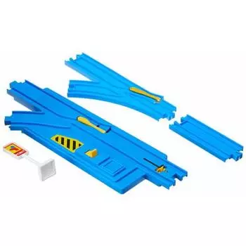 TAKARA TOMY Plarail automatic turnout rail (with 1 turnout rail (L) and 1 1/2 straight rail) R-19