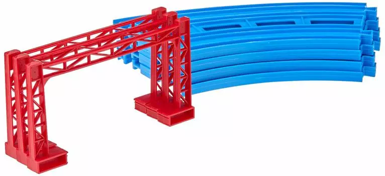 TAKARA TOMY Plarail double track curved rail (4 pieces) R-05