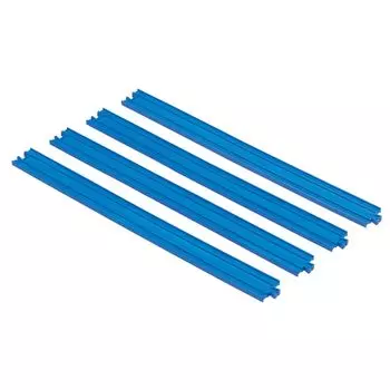 TAKARA TOMY Plarail двойная прямая направляющая (4 шт) Р-07 синий
