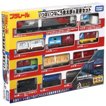 TAKARA TOMY Plarail Let s Connect Lots Kintaro & Freight Car Set