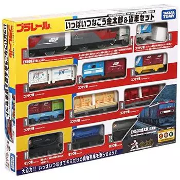 TAKARA TOMY Plarail Let s Connect Lots Kintaro & Freight Car Set