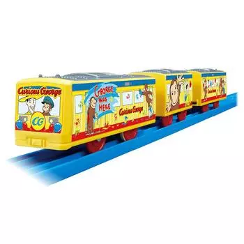 Takara Tomy Plarail Любопытный Джордж Упаковочный поезд Игрушка для детей от 3 лет