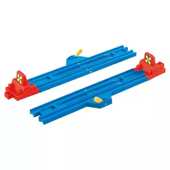 TAKARA TOMY Plarail Stop Rail (2 pieces, with 2 car stops) R-08