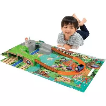 TAKARA TOMY Plarail Thomas GOGO Thomas Outing 3D Map Train Toy для детей от 3 лет и старше, подлинный оригинал из Японии