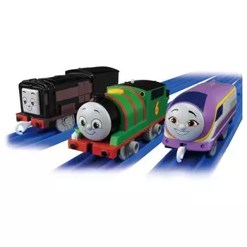 Takara Tomy Plarail Thomas GOGO Thomas Percy Diesel Friends Set Игрушечный поезд Возраст Каны 3+