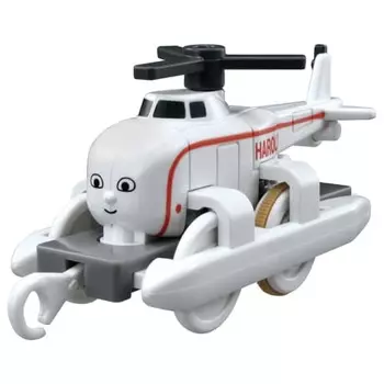 TAKARA TOMY PLARAIL Thomas the Tank Engine Harold Игрушка-поезд Для детей от 3 лет и старше Соответствует стандартам безопасности игрушек Сертификация ST Mark PLARAIL