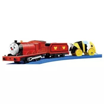 TAKARA TOMY Plarail Thomas TS-14 Plarail Джеймс и медоносная пчела бегущий поезд игрушка возраст 3+