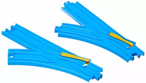 TAKARA TOMY Plarail Turnout Rail piece each for L and (1 R) R-11