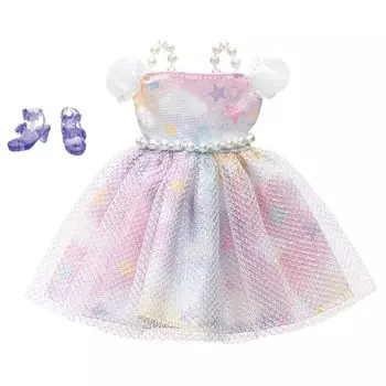 TAKARA TOMY Платье Licca-chan Мое первое платье LW-04 Сказочная мечта одеваются Игровой домик Игрушка Возраст 3+