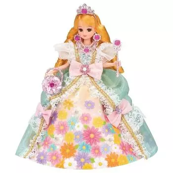TAKARA TOMY Платье Мечтающая принцесса Цветочный сад Кукла Игрушка для детей от 3 лет Проходит Стандарты безопасности игрушек Сертификация ST Mark Licca TAKARA TOMY