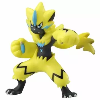 TAKARA TOMY Pocket Monster Monster Collection MS-09 Zeraora Фигурка покемона Игрушка для детей от 4 лет Соответствует стандартам безопасности игрушек Сертификация ST Mark Pokem