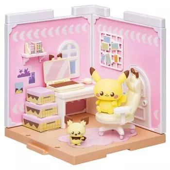 TAKARA TOMY Pocket Monster Pokemon Poke Peace House Hobby Room Пичу Пикачу и