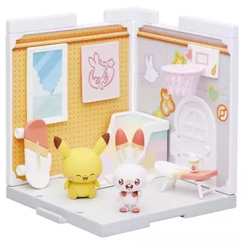 TAKARA TOMY Pokemon Poke Peace House Studio Хибуни и Пикачу