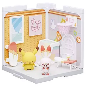 Takara Tomy Pokmon Pokpiece House Studio Хивани и Пикачу