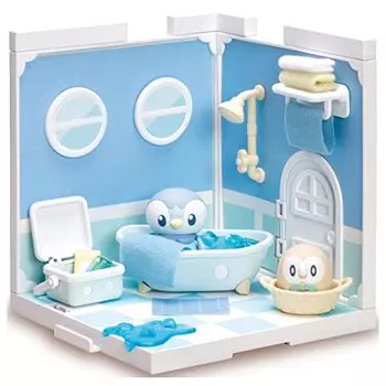Takara Tomy Pokmon Pokpiece House Ванная комната Potluma & Mokuro