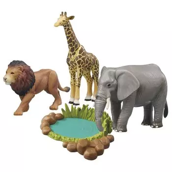 TAKARA TOMY Популярная игрушка-динозавр из саванны, реалистичная движущаяся фигурка, для детей от 3 лет, соответствует стандартам безопасности игрушек, имеет сертификат ST Mark ANIA