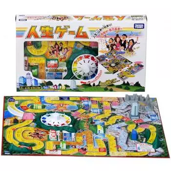 TAKARA TOMY Игра в жизнь Размер упаковки: Ш504 x В297 x Г75 мм На 6 человек