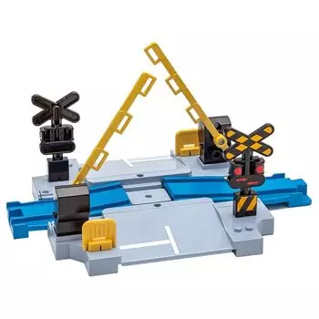Takara Tomy (TAKARA) TOMY) Plarail J-12 A railroad crossing where you can play with Tomica train toys 3 years old and older