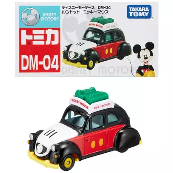 TAKARA TOMY Tomica Disney Motors DM-04 Runtotto Mickey Mouse Мини-машинка для детей от 3 лет и старше. Упакованная игрушка, прошедшая сертификацию ST Mark.