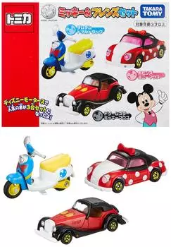 Takara Tomy Tomica Disney Motors Микки Друзья Набор Мини Машинка Игрушка Возраст & 3+