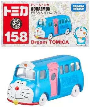 TAKARA TOMY Tomica Dream Tomica Doraemon Wrapping Bus Mini Car Toy Ages No.158 3+