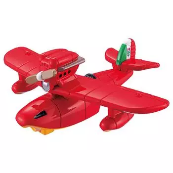 TAKARA TOMY Tomica Dream Tomica Lots of Ghibli 02 Porco Rosso Savoia Мини-машинка Самолет Игрушка Возраст S.21F 3+