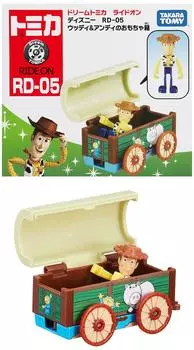 TAKARA TOMY Tomica Dream Tomica Ride On Disney Woody Toy Box Мини-машинка Игрушка Возраст RD-05 и Энди 3+