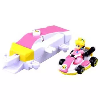 Takara Tomy Tomica Drift Tomica Mario Kart Drift Starter Set Peach & Standard Kart Mini Car Toy Возраст 3+