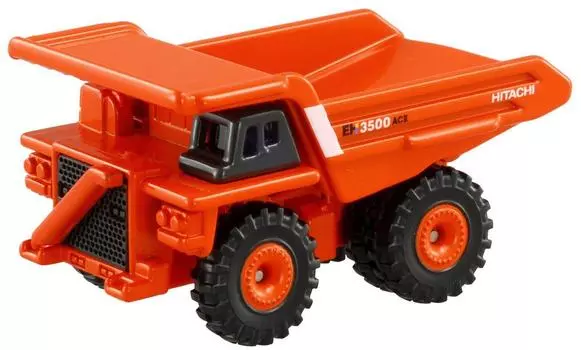 Takara Tomy Tomica Hitachi Construction Machinery Жесткий самосвал EH3500ACII Мини-игрушка для машин Возраст № 102 (коробка) 3+ оранжевый