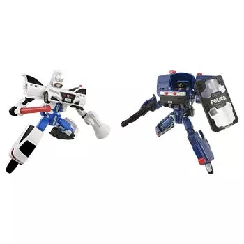 Takara Tomy Tomica Job Labor Police Braver Riot Police & Traffic Police W Set Mini Car Toy Ages 3+