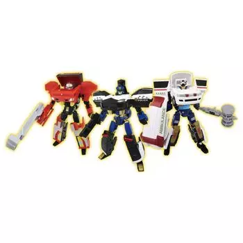 Takara Tomy Tomica Job Labor Police Fire and Emergency DX Entry Set Mini Car Toy Игрушечный набор для детей от 3 лет