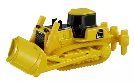TAKARA TOMY Tomica Komatsu Bulldozer Mini Car Toy Ages No.056 D155AX-6 (Box) 3+ жёлтый