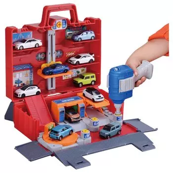 Takara Tomy Tomica Lively 4 Tomica Maintenance Base Box игрушечная мини-машинка Ages Action! 3+