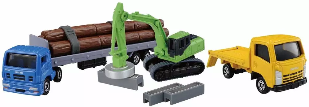 Takara Tomy Tomica Lots of Construction Site Set Mini Car Toy Ages Play! 3+