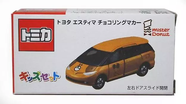 Takara Tomy Tomica Mister Donut Limited Toyota Estima Hatch Mama Car 2006 Missed Kids Set