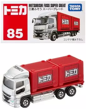 TAKARA TOMY Tomica Mitsubishi Fuso Super Great Mini Car Toy Ages No.85 (коробка) 3+