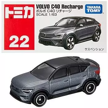 TAKARA TOMY Tomica No.22 Volvo C40 Зарядка (коробка) Мини-машинка для детей от 3 лет