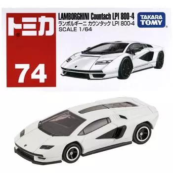TAKARA TOMY Tomica No.74 Lamborghini Countach LPI 800-4 (Box) Mini car car toy unisex 3 years old and up Boxed Toy safety standards passed ST Mark c
