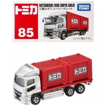 TAKARA TOMY Tomica No.85 Mitsubishi Fuso Super Great (Box) Mini Car Toy Ages 3+