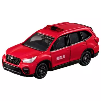 TAKARA TOMY Tomica No.99 Subaru Forester Пожарная машина управления (Блистерная упаковка) Мини-машинка для детей от 3 лет