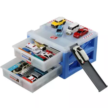 Takara Tomy Tomica Parking Case 24 Mini Car Car Toy Storage Ages 3 and up Passes Toy Safety Standards ST Mark Certification TOMICA TAKARA TOMY Plast
