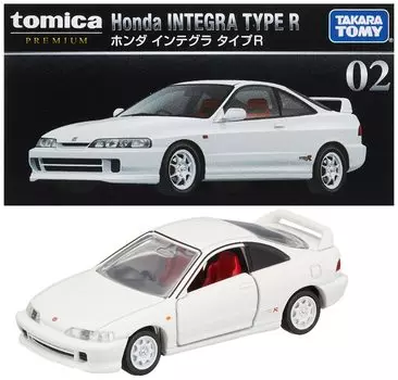 Takara Tomy Tomica Premium 02 Honda Integra Type R Мини-игрушка для детей от 6 лет
