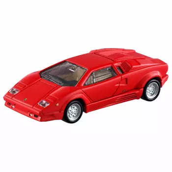 TAKARA TOMY Tomica Premium 12 Lamborghini Countach 25th Anniversary Mini Car Toy Ages 6+ Boxed Passes Toy Safety Standards ST Mark Certification TOM