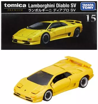 TAKARA TOMY Tomica Premium 15 Lamborghini Diablo SV Игрушечный мини-автомобиль для детей 6+