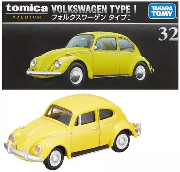 Takara Tomy Tomica Premium 32 Volkswagen Type I Мини-машинка Игрушка Возраст 3+